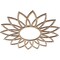 Ekena Millwork Daisy Wood Fretwork Pierced Ceiling Medallion, Red Oak, 18"OD x 6 1/4"ID x 1/4"T CMWP18X18X0250DARO - alternate 2